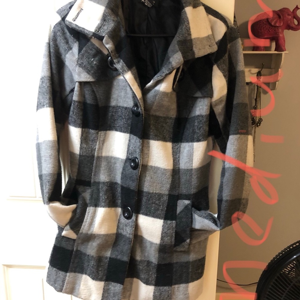 Striped Pea Coat